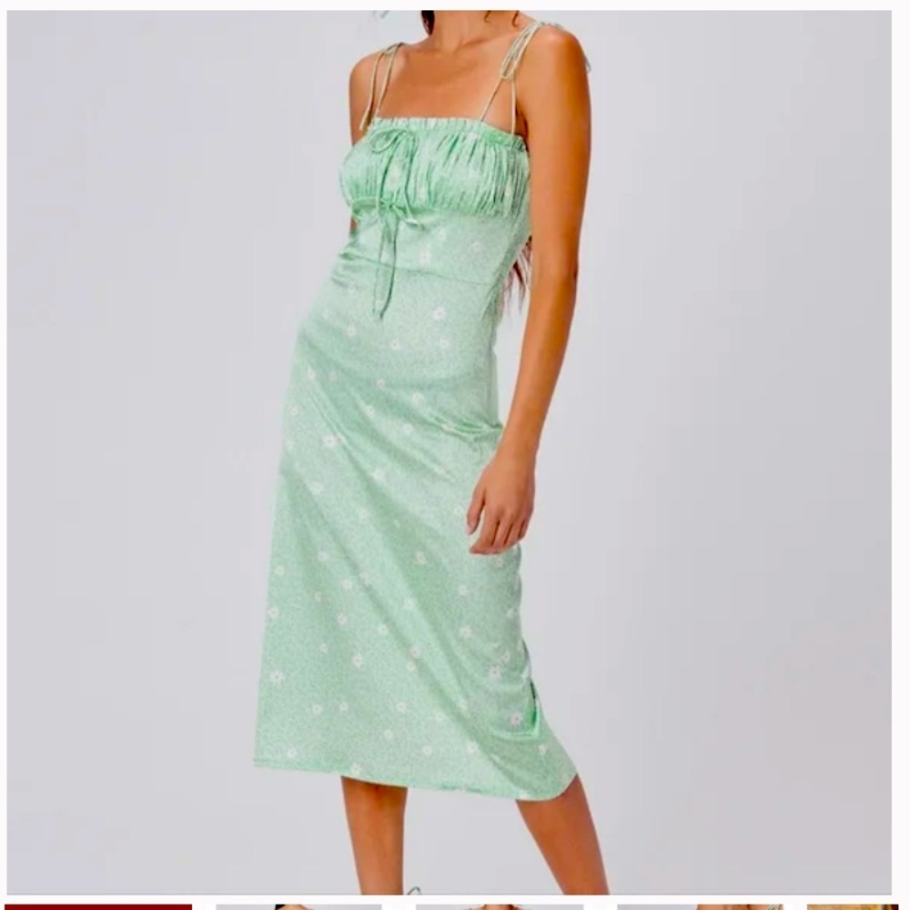 For Love and Lemons Robin Cheetah Midi Dress